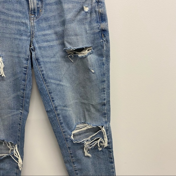 DISTRESSED ANKLE JEANS - Picture 3 of 11